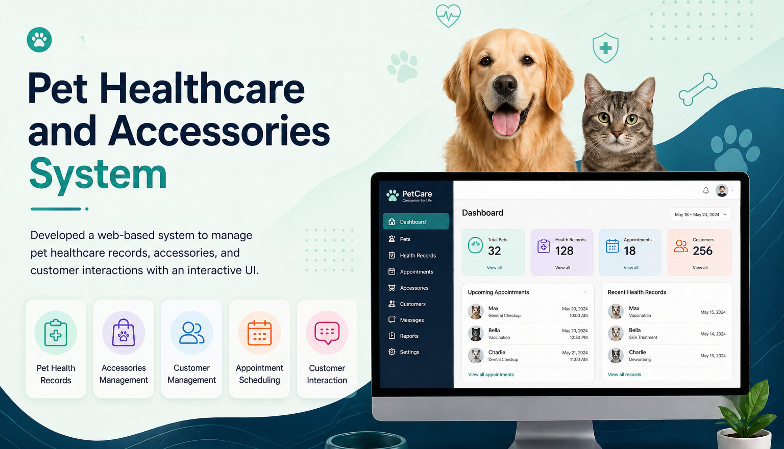 Pet Healthcare and Accessories System