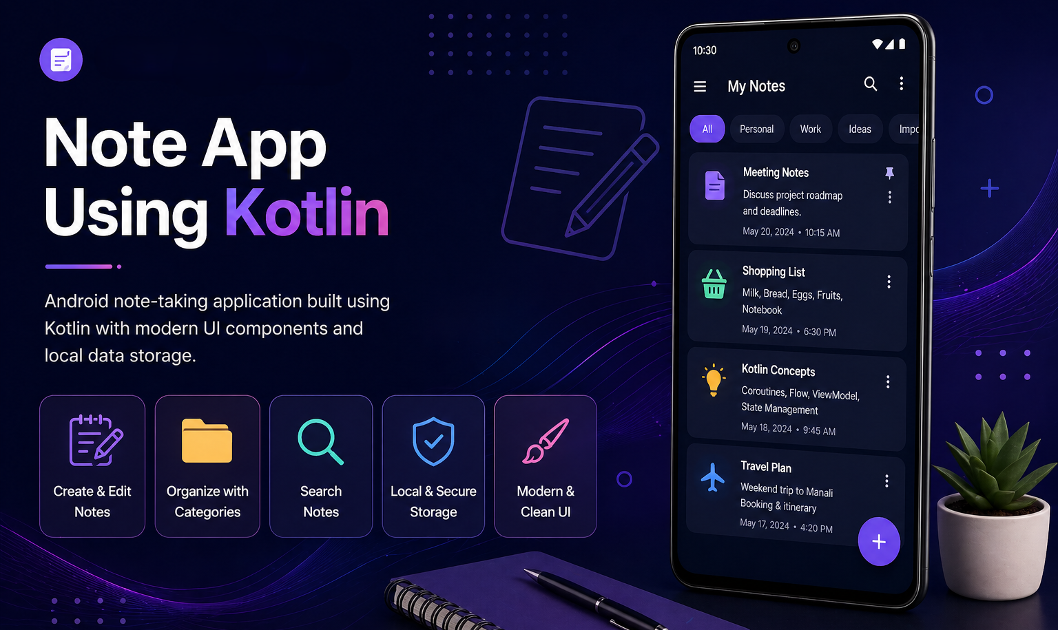 Kotlin Note App